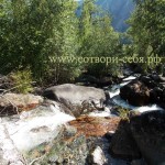 Водопады долины реки Чулышман. Алтай.